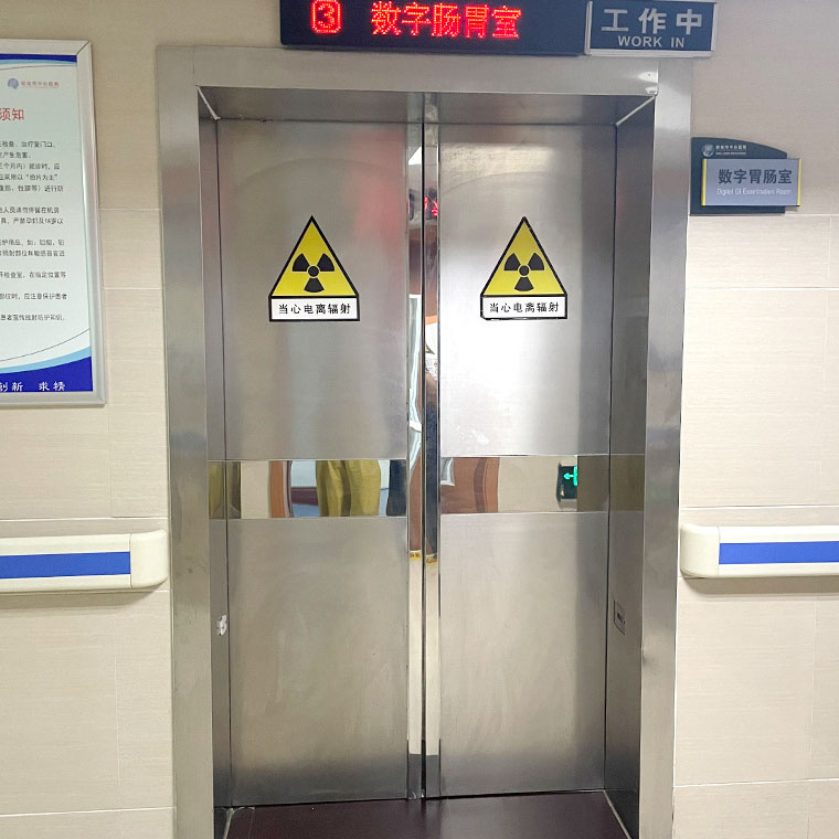 CT室電動(dòng)推拉鉛門(mén) 雙扇門(mén)